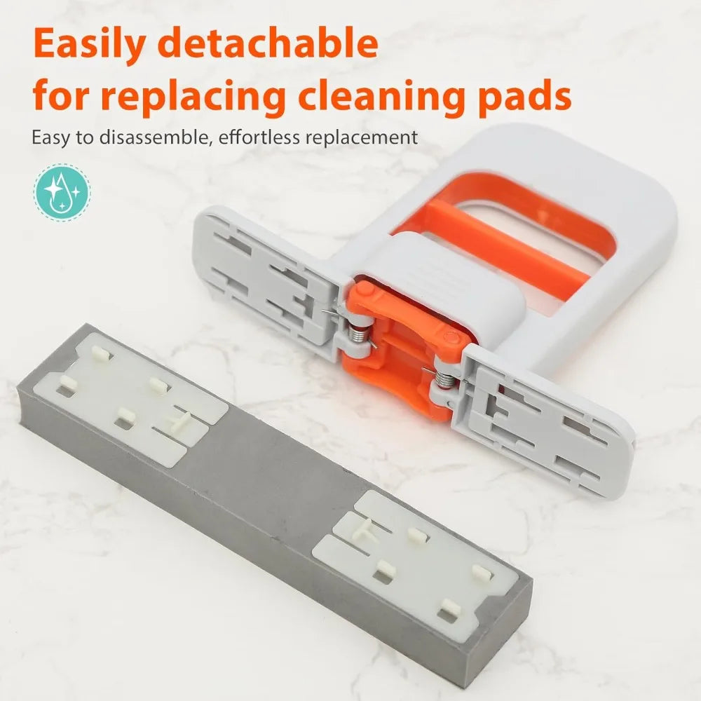 Mini No-Touch Self-Cleaning Sponge Mop – Kitchen & Bathroom Handheld Sponge Mop Babs