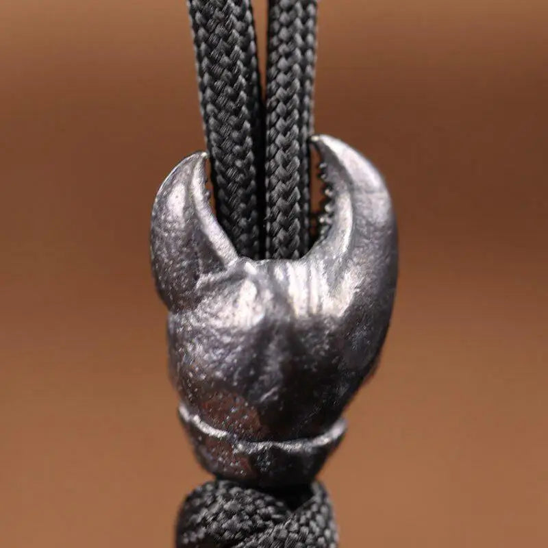 Brass Crab Claw EDC Paracord Bead – DIY Lanyard Pendant Paracord Lanyard Bead Babs
