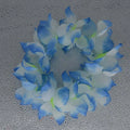 30pcs Hawaiian Flower Elastic Headbands – Luau Party Wreaths Flower Headband Set Babs blue