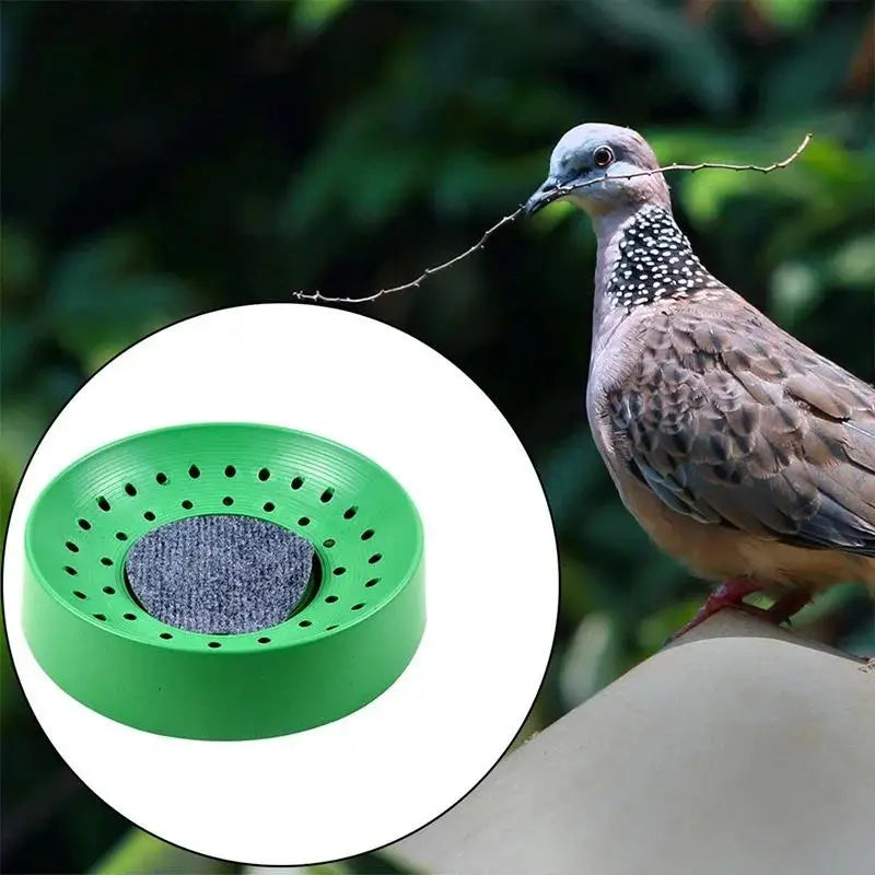 2Pcs Plastic Pigeon Nesting Bowls – Bird Hatching Egg Nests Bird Nesting Bowl Babs