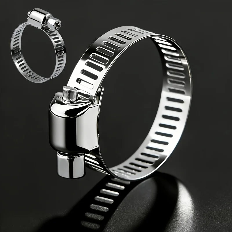 25Pcs Stainless Steel Hose Clamps Kit – Worm Gear Adjustable Hose Clamp Kit Babs