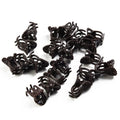 Plant Stem Clips – Orchid & Vine Support Stakes 20/40/100 Pcs Garden Plant Clips Babs 40pcs brown