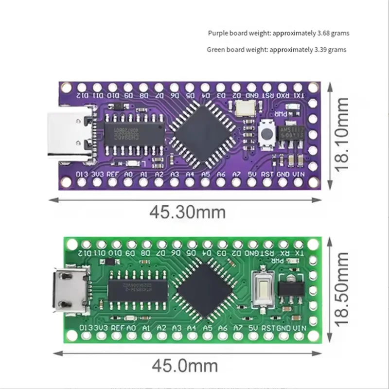 LGT8F328P MiniEVB Nano V3.0 Arduino Dev Board – CH9340C Microcontroller Dev Board Babs