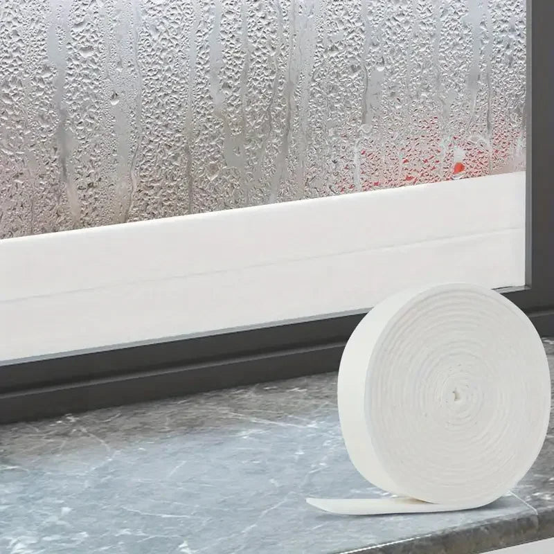 Fabric Anti-Condensation Window Strip Tape 1.18" x 78.74" Window Seal Strip Babs WHITE 2MM 30mm|2M