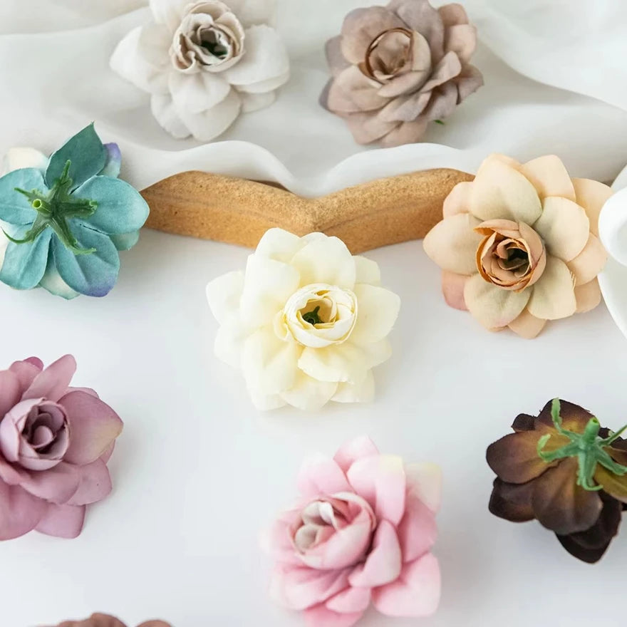 Silk Narcissus Artificial Flowers 30/50pcs – Wedding & Home Decor Artificial Silk Flowers Babs