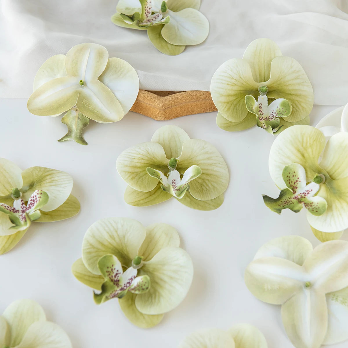 Artificial Butterfly Orchid Flower Heads – DIY Silk Floral Décor Artificial Flower Heads Babs