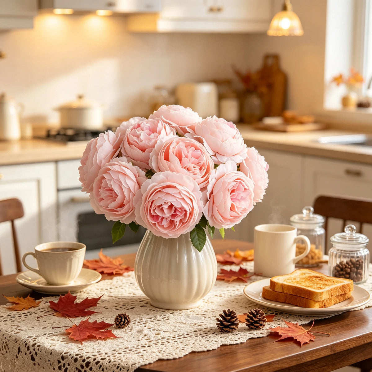 25/50PCS Silk Peony Artificial Flowers – Wedding & Home Decor Artificial Silk Flowers Babs MULTI 50 PCS
