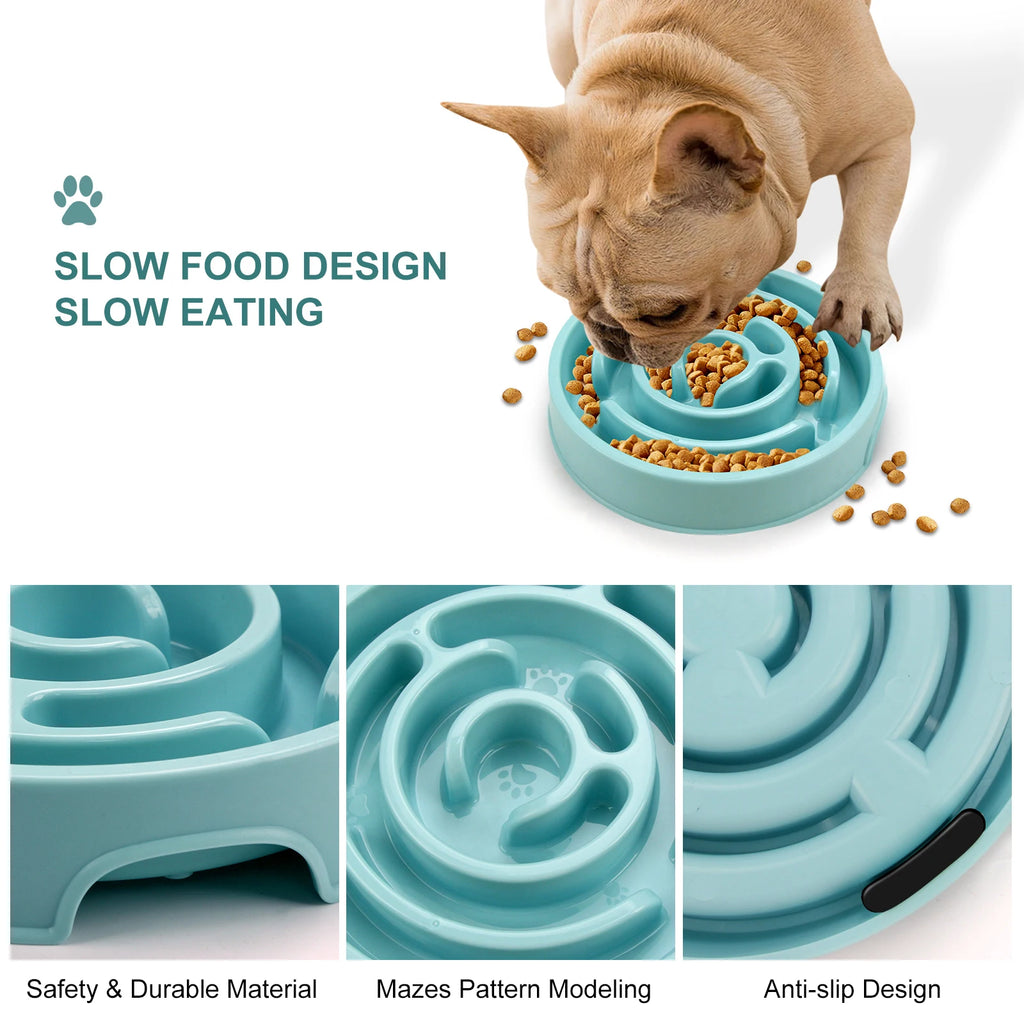 Pet Slow Feeder Bowl – Non-Slip Maze Dish for Dogs & Cats Slow Feeder Bowl Babs