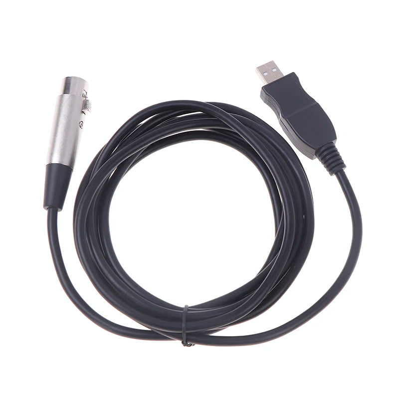 USB to XLR Microphone Cable – Computer Audio Adapter Microphone Adapter Cable Babs