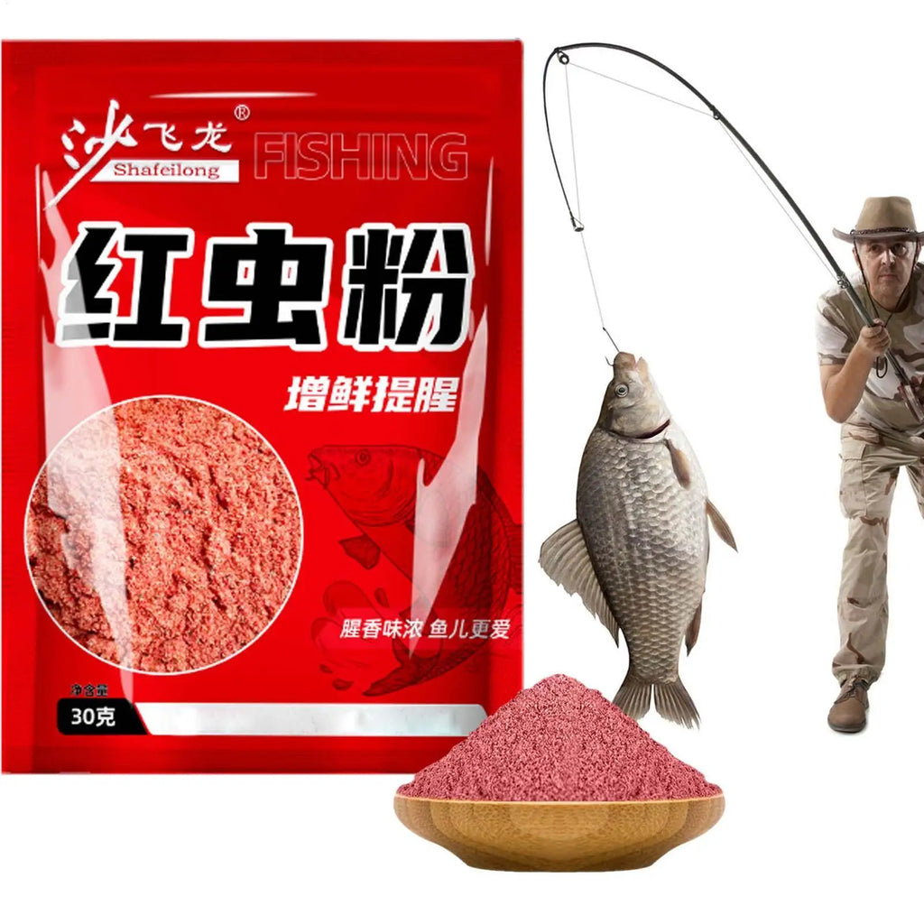 Fish Attractant Powder – Natural Bait Scent Enhancer Additive Fishing Bait Additive Babs