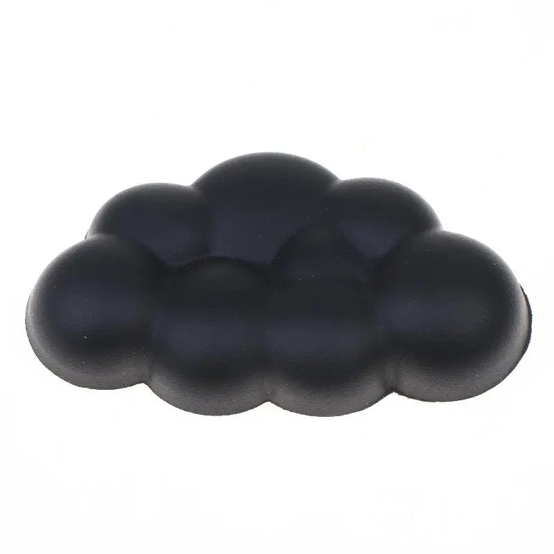 HUXUAN Cloud Keyboard Wrist Rest – Ergonomic Non-Slip Silicone Keyboard Wrist Rest Babs Black
