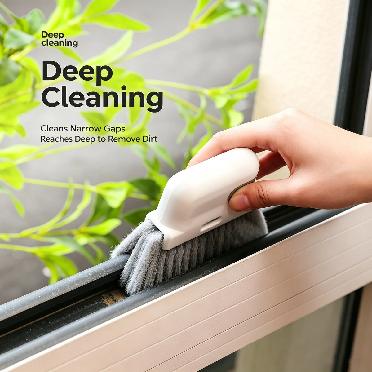 2-in-1 Detachable Window Track & Gap Cleaning Brush Gap Cleaning Brush Babs
