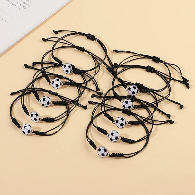 Soccer Charm Bracelets Kids Party Favors 5/10 Pack Kids Party Favors Babs