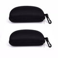 Portable Hard Zipper Sunglasses & Eyeglass Case – Travel Eyeglass Case Babs 2Pcs