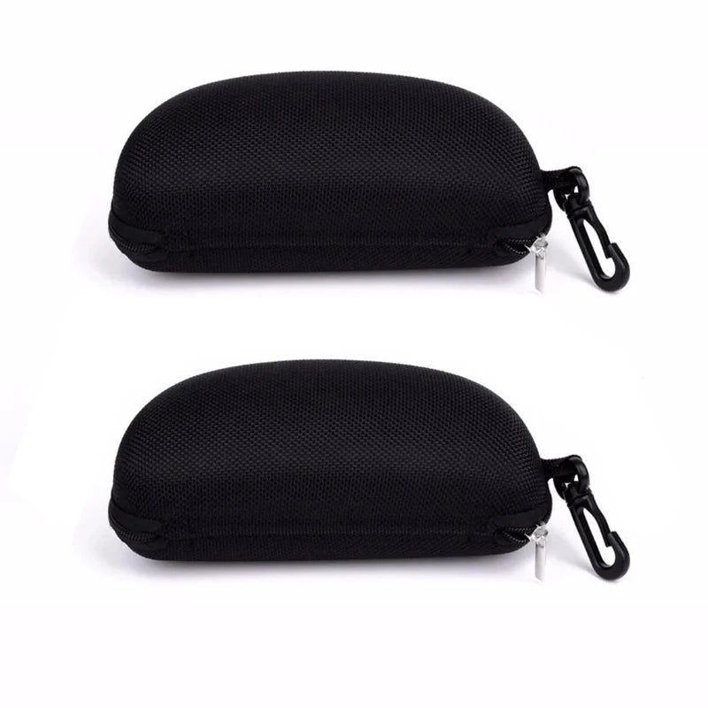 Portable Hard Zipper Sunglasses & Eyeglass Case – Travel Eyeglass Case Babs 2Pcs