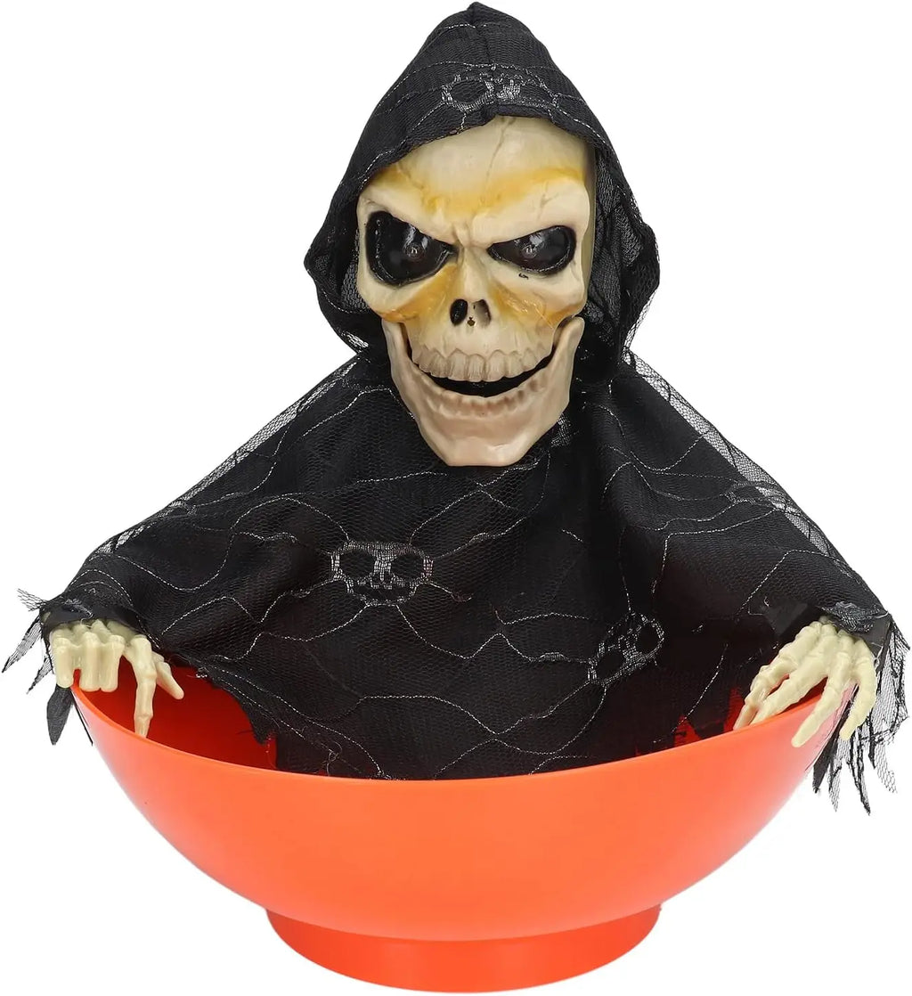 Halloween Electric Ghost Fruit Tray – Glowing & Swinging Prop Halloween Prop Decoration Babs