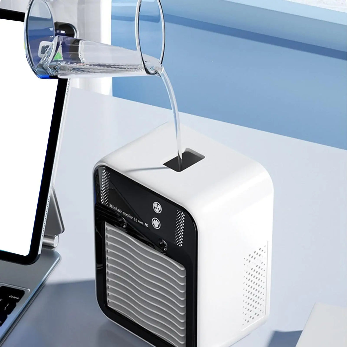 Portable Mini Air Conditioner – Nano Mist LCD Rechargeable Personal Air Cooler Babs