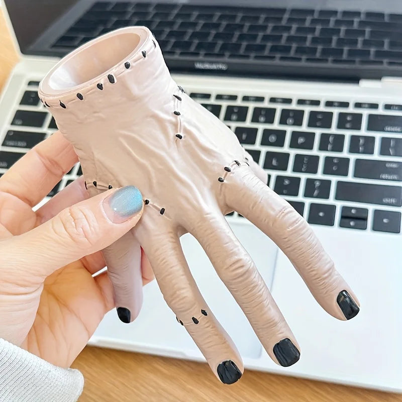Frankenstein Hand Pen Holder – Halloween Desk Organizer Novelty Pen Holder Babs