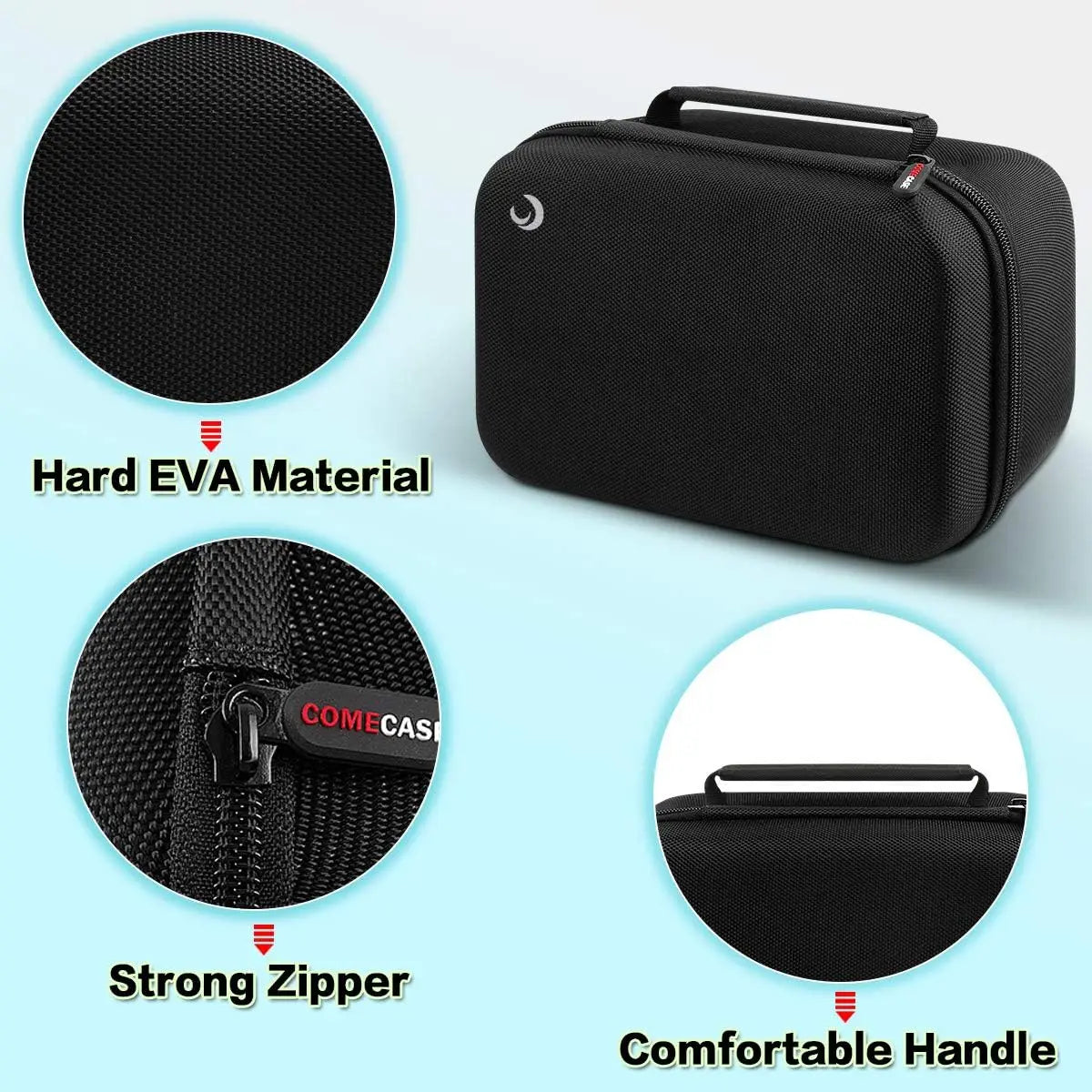 Comecase EVA Carrying Case for Blue Yeti & Yeti Pro USB Mic Microphone Carrying Case Babs