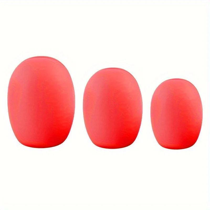 Silicone Makeup Brush Covers – Travel Organizer & Protector Makeup Brush Covers Babs Red
