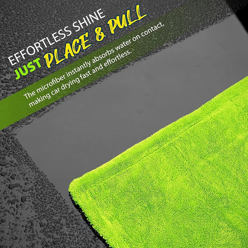1400GSM Microfiber Car Drying Towel – Oversized 60x40cm Car Drying Towel Babs