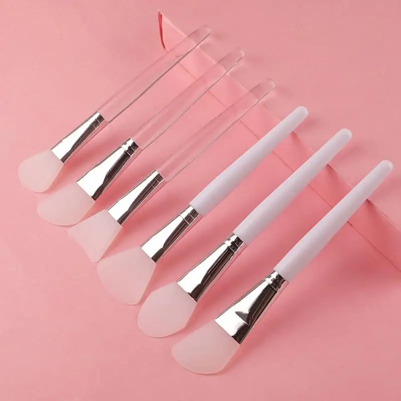5-Piece Silicone Facial Mask Brush Set – Reusable Skin Care Tool Facial Mask Brush Babs