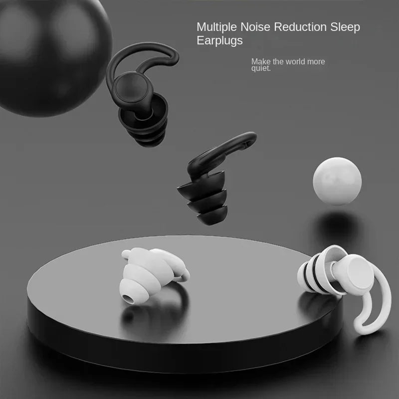 Soft Silicone Earplugs – Noise Reduction & Swimming Silicone Earplugs Babs