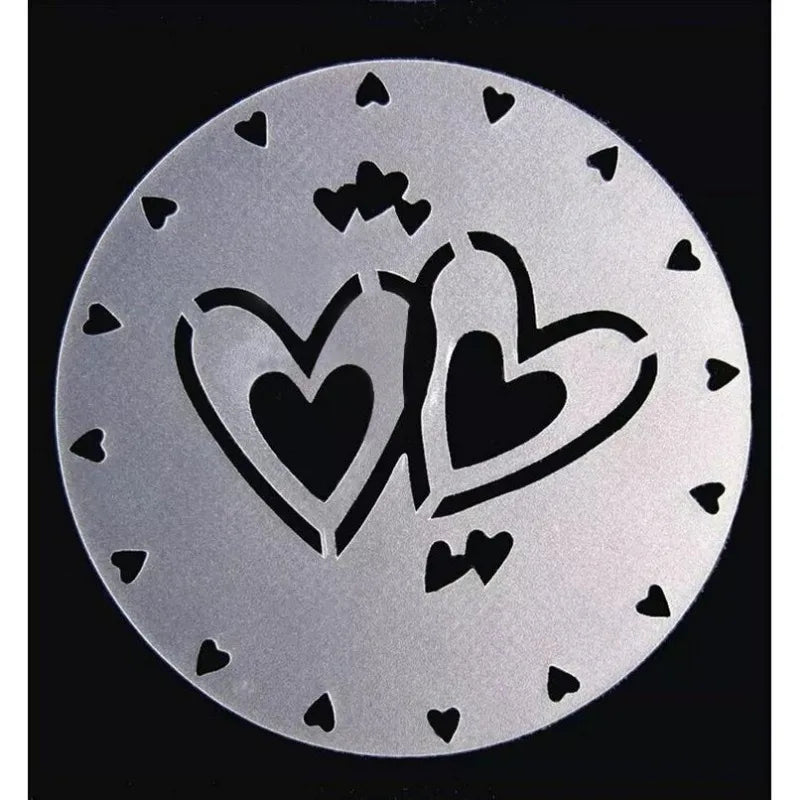 4-Piece Cake Stencils Set – Latte Art & Pastry Decorating Molds Cake Decorating Stencils Babs