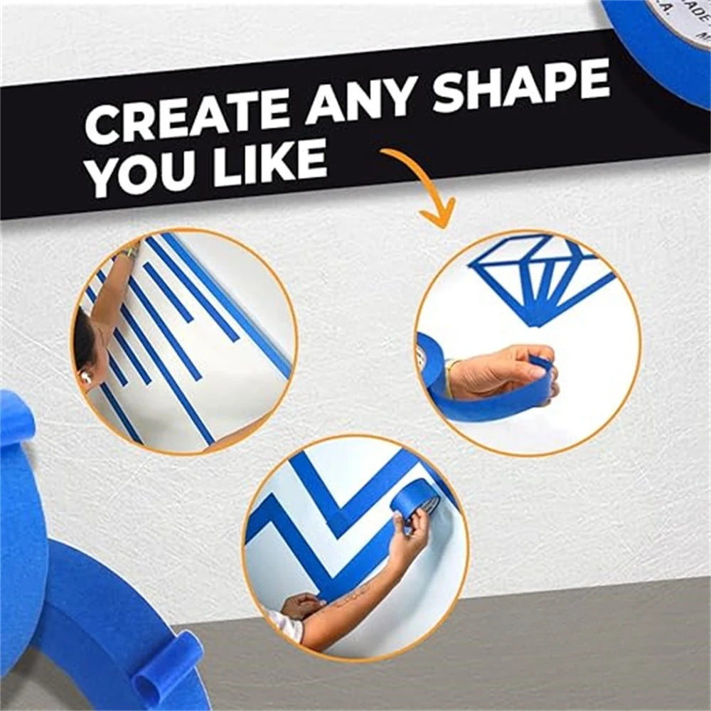 Blue Painters Tape 15/30/48mm×50m – Clean Release Masking Tape Painters Masking Tape Babs