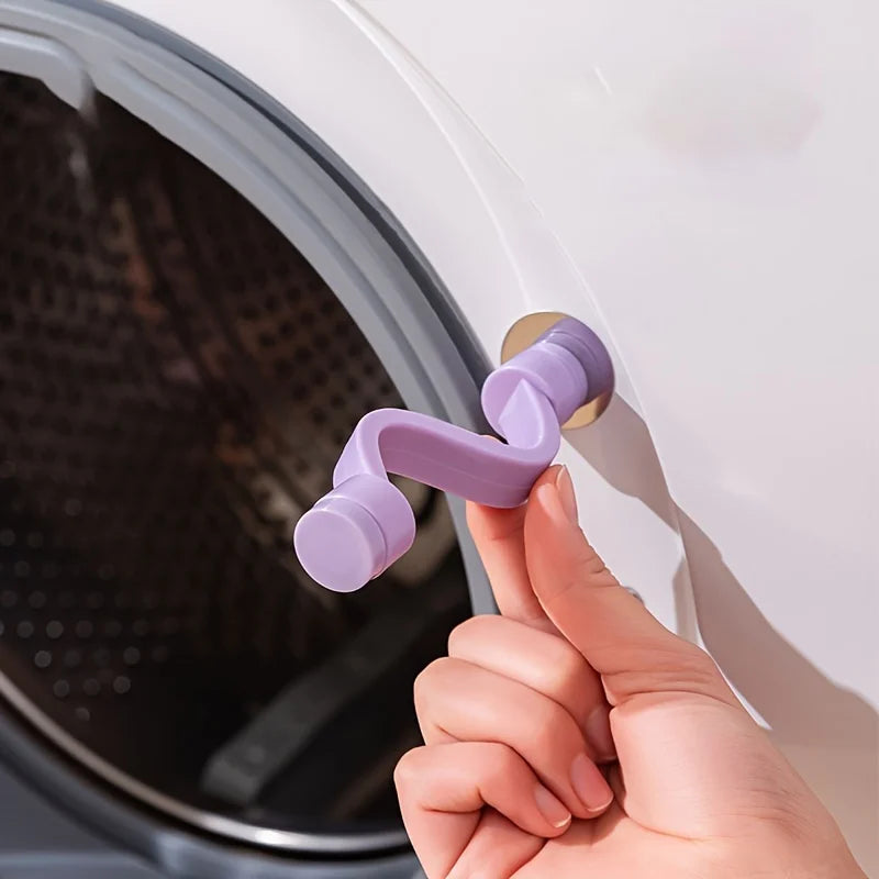 Silicone Washing Machine Door Prop Clip – Anti-Mold Ventilation Washer Door Clip Babs purple