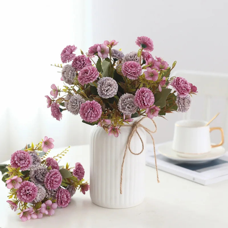 Artificial Silk Carnation Flowers for Weddings & Home Decor Artificial Silk Flowers Babs