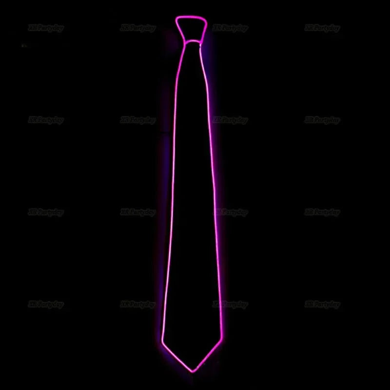 LED Flashing Jazz Cap Glow Hat – Unisex Party Costume Set LED Costume Hat Babs pink tie