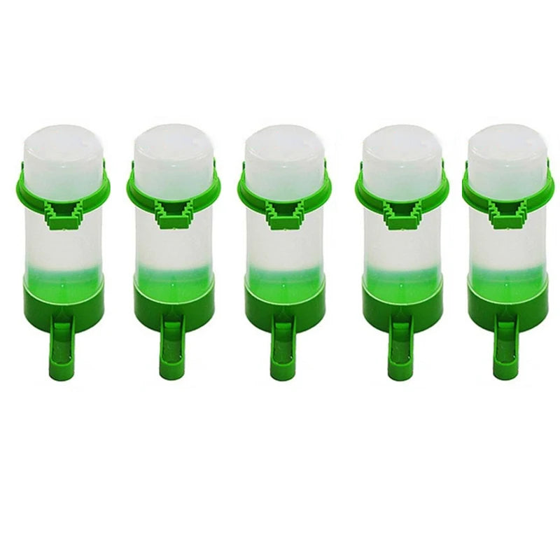 Bird Cage Water Dispenser – Feeder for Parrots & Budgies Bird Cage Waterer Babs 5Pcs