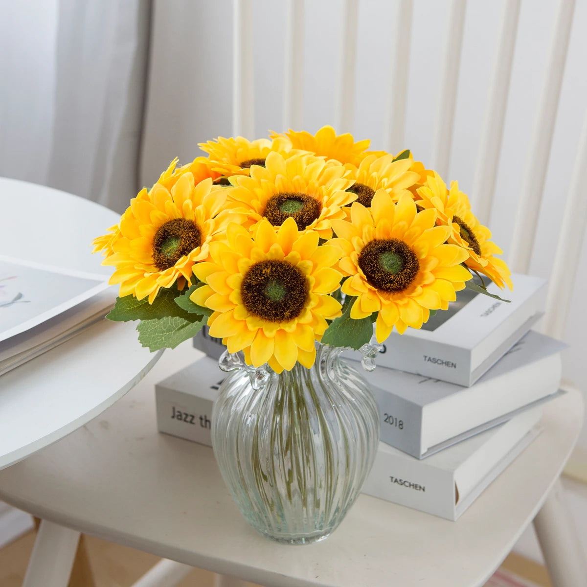 Artificial Silk Sunflowers Bouquet – Wedding & Home Decor Artificial Silk Flowers Babs