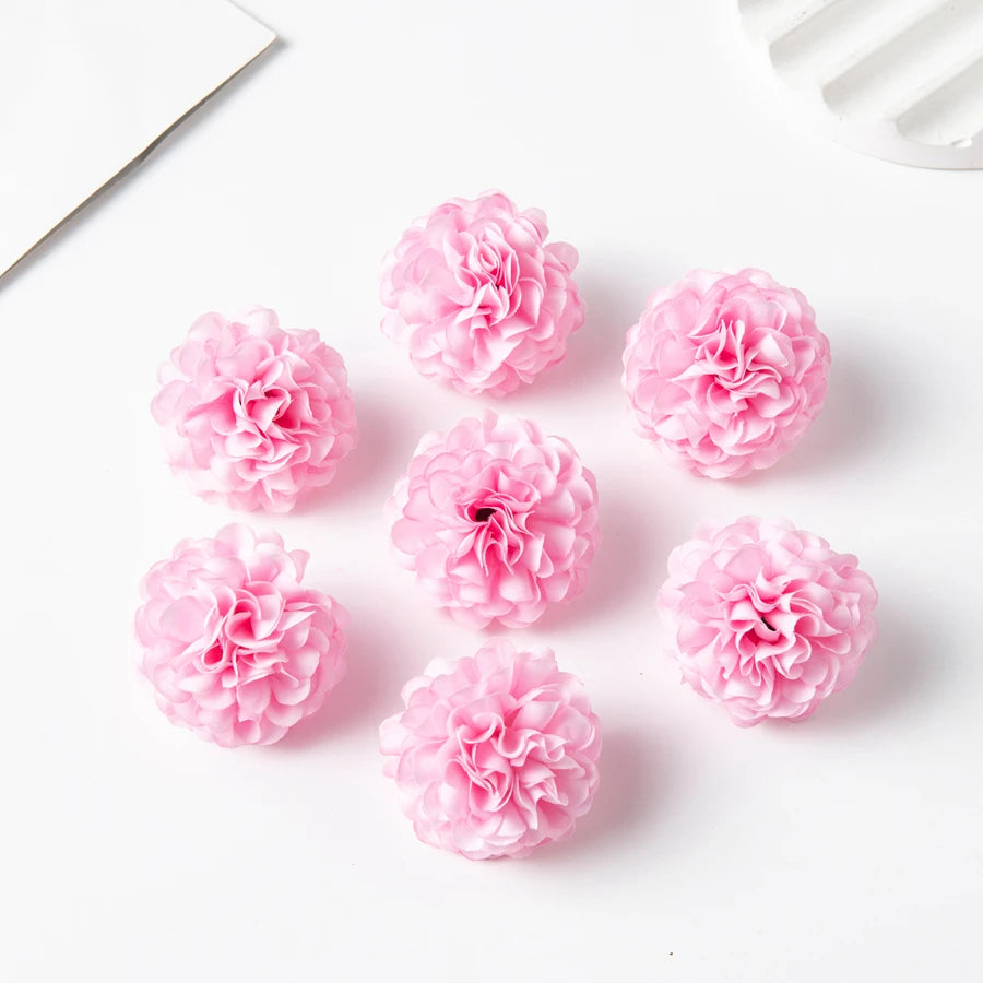 Silk Carnation Artificial Flowers for Wedding & DIY Decor 10/20Pcs Artificial Silk Flowers Babs