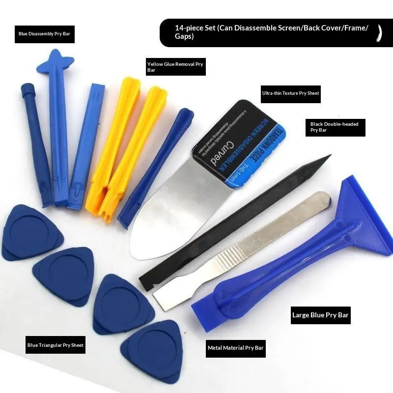 14-Piece Electronics Pry Bar Tool Set – Scratch-Free Repair Electronics Repair Tool Set Babs