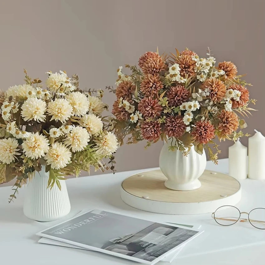 Silk Chrysanthemum Artificial Flower – Wedding & Home Decor Artificial Silk Flower Babs