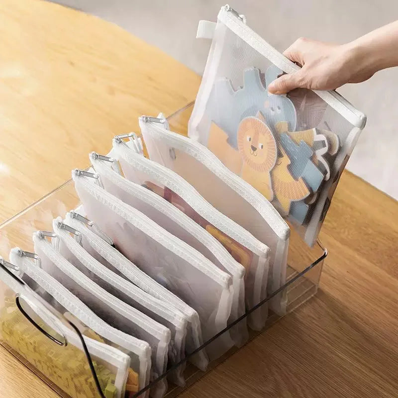 Mesh Zipper Storage Bags – Toys, Puzzles & Documents Mesh Storage Bag Babs