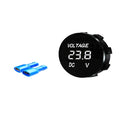 Universal DC LED Digital Voltmeter 5–48V Battery Voltage Monitor Digital Voltage Meter Babs Convex-White