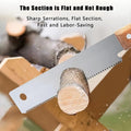 12-Inch Flush Cut Hand Saw – Fine-Tooth Woodworking Pull Saw Woodworking Hand Saw Babs Default Title