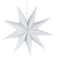 30cm Hanging Paper Stars & Flowers – DIY Party Decorations Paper Party Decorations Babs white