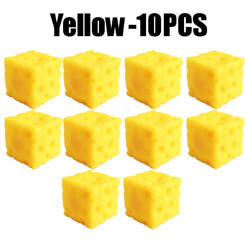 Squishy Cheese Fidget Toy – Slow Rebound Sensory Squeeze Toy Squishy Fidget Toy Babs 10PCS