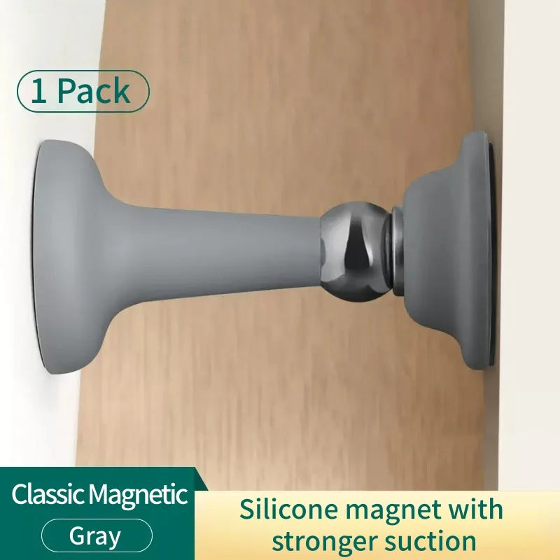 No-Drill Silicone Suction Cup Door Stopper – Wall Protector Door Stopper Babs GRAY