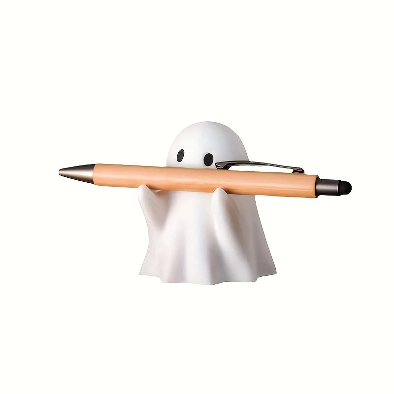 Cute Resin Pen Holder – Smiling Face Desktop Organizer Desktop Pen Holder Babs