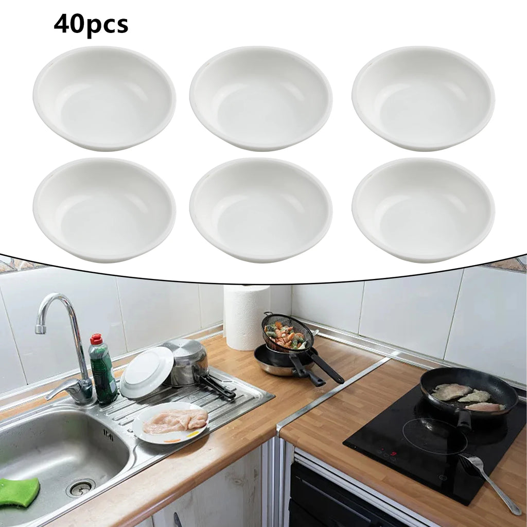 40-Pack Food-Grade Plastic Dipping Sauce Dishes & Bowls Dipping Sauce Dishes Babs