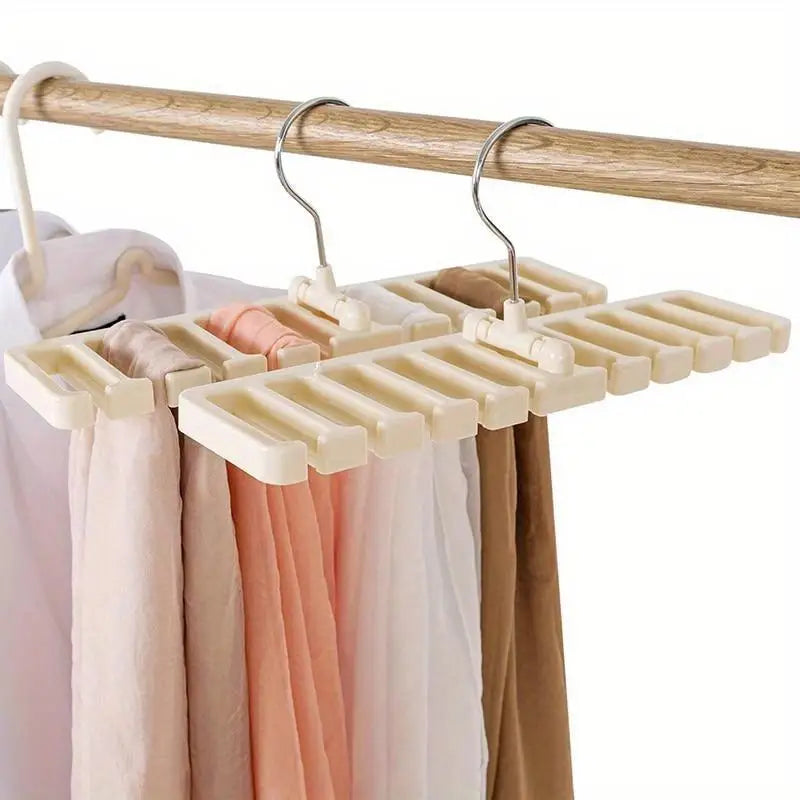 2-Pack Rotating Tie Belt Scarf Hanger Closet Organizer Rack Wardrobe Organizer Rack Babs