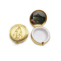 Vintage Zinc Alloy Jewelry Gift Box – Retro Organizer Case Jewelry Gift Box Babs golden