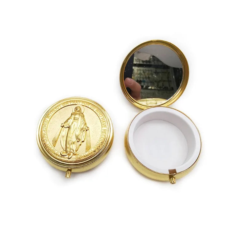 Vintage Zinc Alloy Jewelry Gift Box – Retro Organizer Case Jewelry Gift Box Babs golden