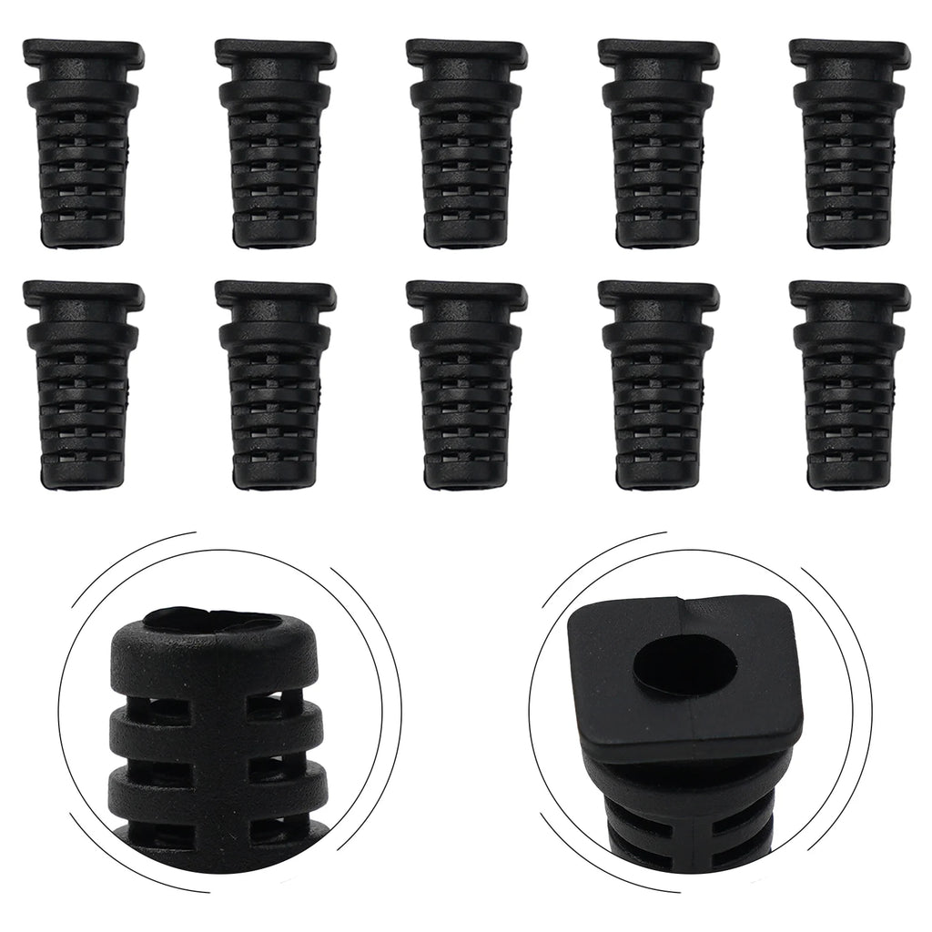 10pcs Cable Gland Connector Rubber Strain Relief Cord Sleeves Cable Gland Connector Babs
