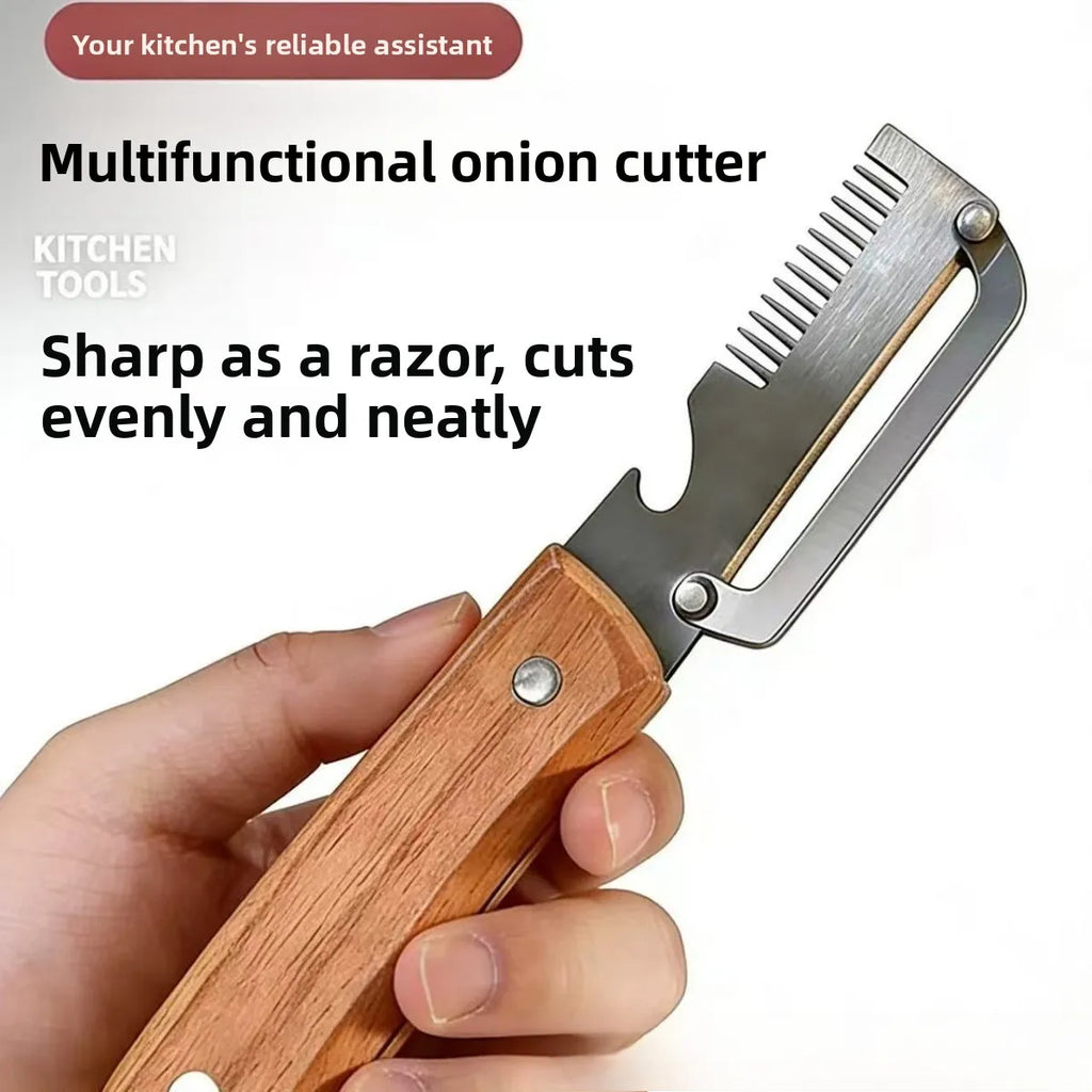 Stainless Steel Vegetable Slicer, Shredder & Peeler Tool Vegetable Slicer Tool Babs